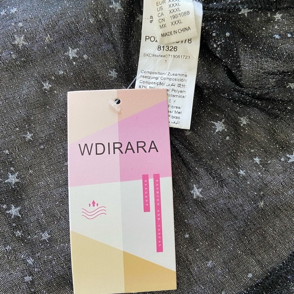 Amazon Wdirara Sheer Half Sleeve Top Whimsygoth, Witchey, Dark Romantic - Picture 5 of 11